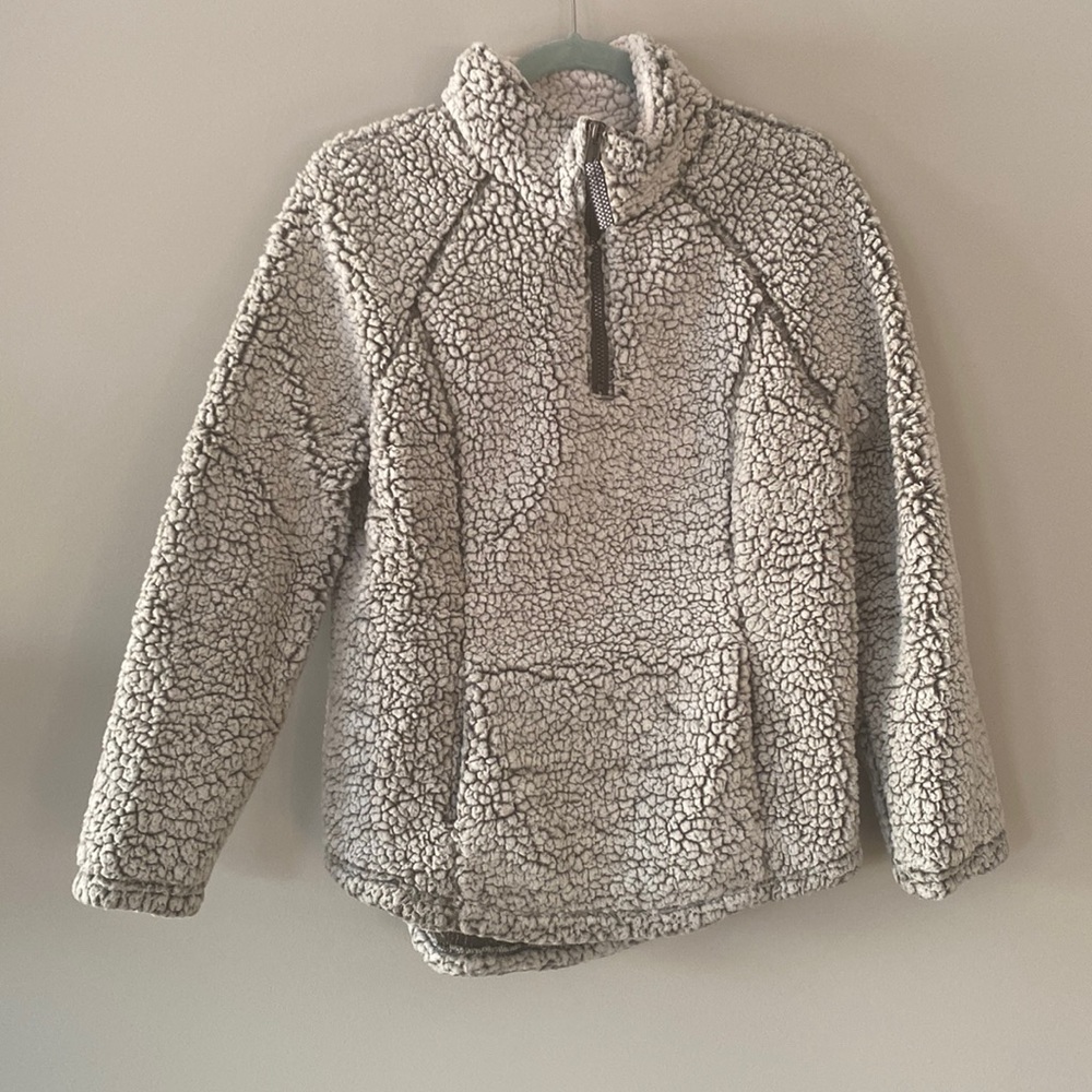 Tē verde Womens Sherpa quarter zip